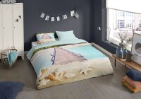 Pure Renforc  Bettwsche 135 X 200 cm + 1 x 80 X 80 cm...