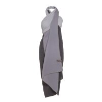 Knit Factory Fay Pareo/XL Schal Anthrazit/Grau 180 x 130...