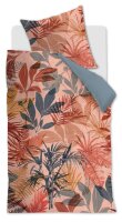 Beddinhouse Mako-Satin Bettwäsche Daintree Red + 1x 1 , 1 135x200, 135 x 200 cm rot
