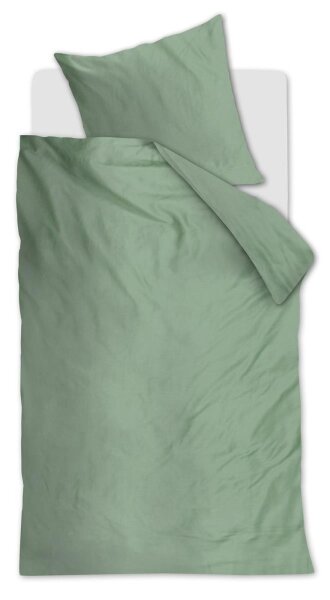 Beddinhouse Bettwäsche 70% Cotton, 30% Lyocell, / TC210 Change Green + 1x 1 , 1 Grün 40x40, 127x77