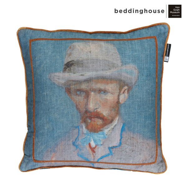 Beddinghouse X Van Gogh Museum Self Portrait Vincent Dekokissen - Blau Größe: 30x50 cm 1 Zierkissen 50 x 50 cm