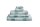 Beddinghouse Baumwolle Heimtextilie Sheer Stripe 3 x Waschlappen - 100% , 600 GSM 3 x Waschlappen set von 3 16 x 22 cm
