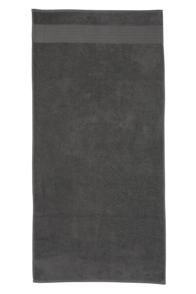 Beddinhouse Heimtextilie Baumwoll-Frottee Frotteeware Sheer Anthracite 1 Duschtuch Anthrazit 70 cm x 140 cm grau