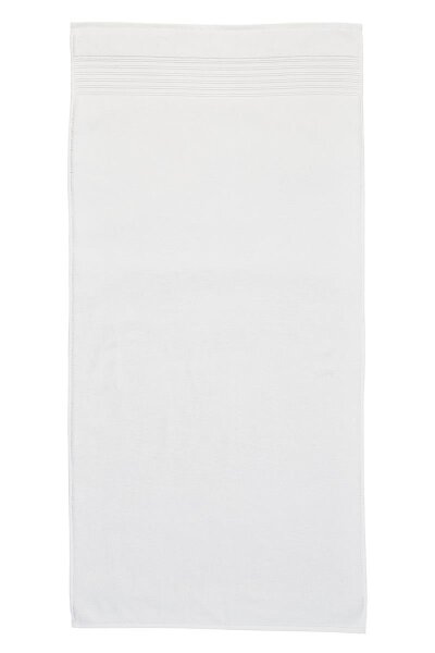 Beddinhouse Heimtextilie Baumwoll-Frottee Frotteeware Sheer White 1 Duschtuch 70 cm x 140 cm weiß