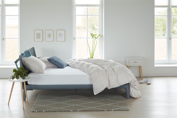 Beddinhouse Jersey Spannbettlaken , Baumwolle Hl White /220 Cm Hh: 30 Cm /220 cm Steghöhe: 30 cm 1 120 x 200 weiß