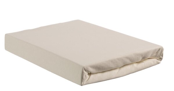 Beddinhouse Jersey Spannbettlaken , Baumwolle Tds Off-White /220 Cm Hh: 10 Cm /220 cm Steghöhe: 10 cm 1 Splittopper