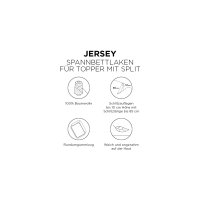 Beddinhouse Jersey Spannbettlaken , Baumwolle Tds...