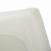 Beddinhouse Jersey Spannbettlaken -Elasthan Lycra Hl Off-White 70/ /220 Cm Hh: 35 Cm 70/ /220 cm Steghöhe: 35 cm 1