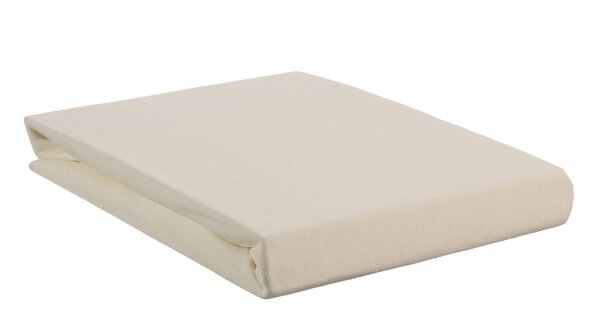 Beddinhouse Jersey Spannbettlaken -Elasthan Lycra Hl Off-White 90/ /220 Cm Hh: 35 Cm 90/ /220 cm Steghöhe: 40 cm 1