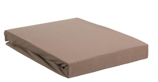 Beddinhouse Jersey Spannbettlaken -Elasthan Lycra Hl Taupe 140/ /220 Cm Hh: 35 C 140/ /220 cm Steghöhe: 35 cm 1 Taupe