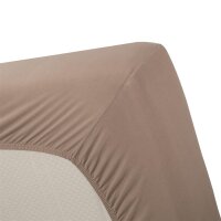 Beddinhouse Jersey Spannbettlaken -Elasthan Lycra Hl Taupe 140/ /220 Cm Hh: 35 C 140/ /220 cm Steghöhe: 35 cm 1 Taupe