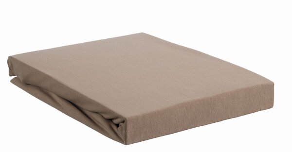 Beddinhouse Jersey Spannbettlaken -Elasthan Lycra Hl Taupe 70/ /220 Cm Hh: 35 Cm 70/ /220 cm Steghöhe: 35 cm 1 Taupe 80