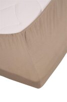 Beddinhouse Jersey Spannbettlaken -Elasthan Lycra Td Taupe 90/ /220 Cm Hh: 10 Cm 90/ /220 cm Steghöhe: 10 cm 1 Topper