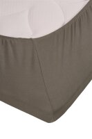Beddinhouse Jersey Spannbettlaken -Elasthan Lycra Td Warm Grey 140/ /220 Cm Hh: 10 Cm 140/ /220 cm Steghöhe: 10 cm 1