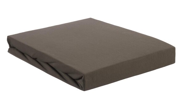 Beddinhouse Jersey Spannbettlaken -Elasthan Lycra Td Warm Grey 90/ /220 Cm Hh: 10 Cm 90/ /220 cm Steghöhe: 10 cm 1