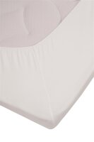 Beddinhouse Jersey Spannbettlaken -Elasthan Lycra Td White 140/ /220 Cm Hh: 10 Cm 140/ /220 cm Steghöhe: 10 cm 1 Topper