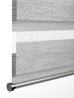 Gardinia Doppelrollo de luxe grau-melange 80 x 180 grau-melange