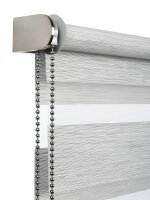 Gardinia Doppelrollo de luxe grau-melange 90 x 180 grau-melange