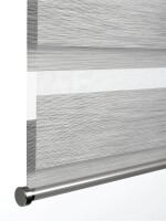 Gardinia Doppelrollo de luxe grau-melange 100 x 180 grau-melange