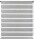 Gardinia Doppelrollo de luxe grau-melange 100 x 180 grau-melange