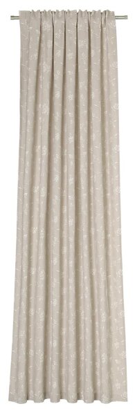 Neutex Schal mit Schlaufenband unten gesäumt Bretagne H x B 245 x 142 cm beige