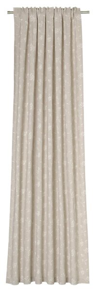 Neutex Schal mit Schlaufenband unten gesäumt Bretagne H x B 245 x 142 cm beige