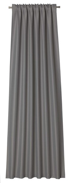 Neutex Schal mit Schlaufenband unten gesäumt Linessa H x B 245 x 137 cm grau