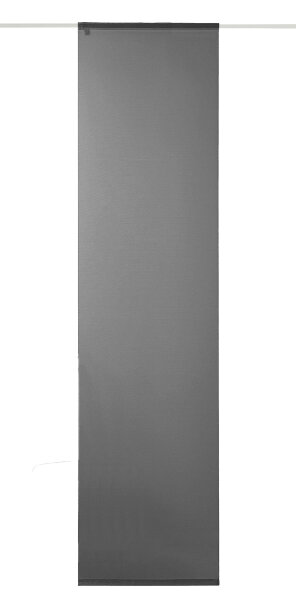 Neutex Schiebevorhang mit Alupaneelwagen mit Beschwerungsstab Saros-60 H x B 245 x 60 cm schwarz