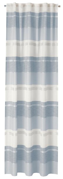 Neutex Schal mit Schlaufenband unten Beschwerungsband Morella H x B 245 x 144 cm blau
