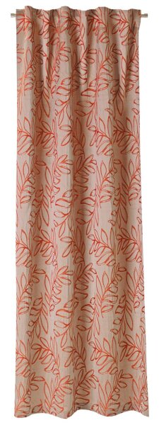 Neutex Schal mit Schlaufenband unten gesäumt Salvia H x B 245 x 137 cm orange
