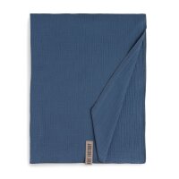 Knit Factory Liv Pareo 180x130 cm Glatt Dunkelblau