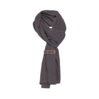 Knit Factory Liv Schal 200x40 cm Glatt Anthrazit