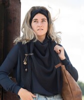 Knit Factory Joy Stirnband One Size Glatt Beige