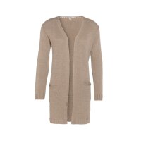 Knit Factory Ruby Strickjacke 40/42 Glatt Beige