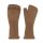 Knit Factory Cleo Handschuhe One Size Glatt Braun
