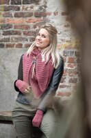 Knit Factory Demy Dreiecksschal Stone Red