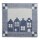 Knit Factory House Küchenhandtuch 50x50 cm Holland Beige Dunkelblau