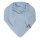 Knit Factory Liv DreiecksSchal 190x85 cm Glatt Hellblau