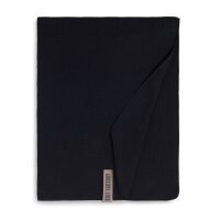 Knit Factory Liv Pareo 180x130 cm Glatt Schwarz