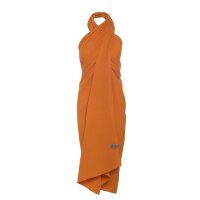 Knit Factory Liv Pareo 180x130 cm Glatt Orange