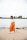 Knit Factory Liv Pareo 180x130 cm Glatt Orange