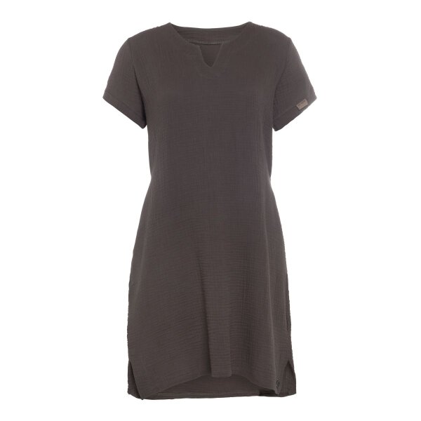 Knit Factory Indy Kleid L Glatt Anthrazit