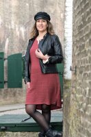 Knit Factory Indy Kleid XL Glatt Rot