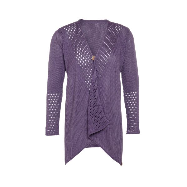 Knit Factory April Strickjacke 36/38 Glatt Lila