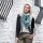 Knit Factory Fay DreiecksSchal 190x85 cm Glatt Gelb