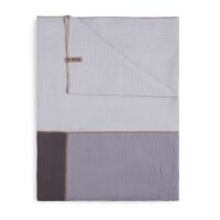 Knit Factory Fay Pareo 180x130 cm Glatt Anthrazit Grau