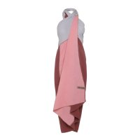 Knit Factory Fay Pareo 180x130 cm Glatt Rot Rosa