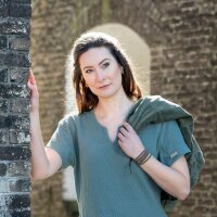 Knit Factory Indy Kleid S Glatt Lila