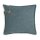 Knit Factory Imre Kissen 50x50 cm Glatt Dunkelblau