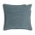 Knit Factory Imre Kissen 50x50 cm Glatt Dunkelblau